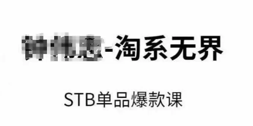 淘系无界STB单品爆款课（2024），付费带动免费的核心逻辑，万相台无界关键词推广/精准人群的核心-课程网