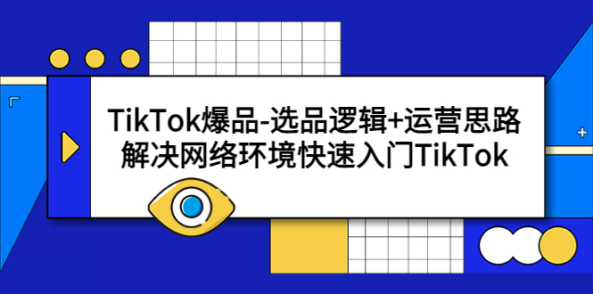 （5657期）TikTok爆品-选品逻辑+运营思路：解决网络环境快速入门TikTok-课程网
